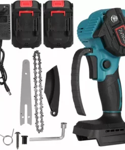 ZEBRAA Scie à Chaine électrique Tronconneuse à Bois Sans Fil 18V Avec 2 Batteries 2500mAh -Tronçonneuse et accessoire Soldes 2022 32142436 3