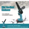 HAPPYSHOPPING Scie A Chaine Electrique De 6 Pouces, Scie D'elagage, Blue One Charge Et Une Charge Norme Europeenne - Blue One Charge Et Une Charge Norme Europeenne