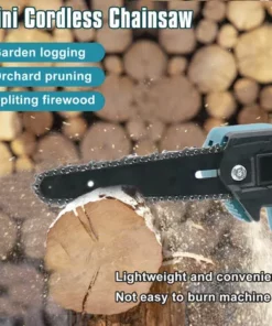 HAPPYSHOPPING Scie A Chaine Electrique De 6 Pouces, Scie D'elagage, Blue One Charge Et Une Charge Norme Europeenne - Blue One Charge Et Une Charge Norme Europeenne -Tronçonneuse et accessoire Soldes 2022 32698739 3