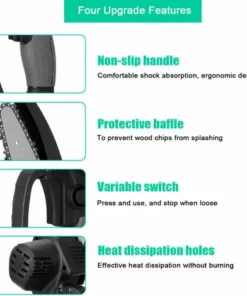 KKmoon, 21V Mini Scie A Chaine Electrique Sans Fil 4 Pouces, 88VF Large Tension 100-230V Norme Europeenne Rouge Deux Petites Batteries - 88VF Large Tension 100-230V Norme Europeenne Rouge Deux Petites Batteries 11 KKmoon, 21V Mini Scie A Chaine Electrique Sans Fil 4 Pouces, 88VF Large Tension 100-230V Norme Europeenne Rouge Deux Petites Batteries - 88VF Large Tension 100-230V Norme Europeenne Rouge Deux Petites Batteries -Tronçonneuse et accessoire Soldes 2022 32994856 5