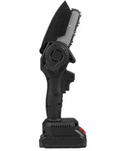 ZEBRAA Mini Scie à Chaine Sans Fil électrique 88V 4" 3500MAH (Noir, Avec 2Pcs Batterie) -Tronçonneuse et accessoire Soldes 2022 33768967 5