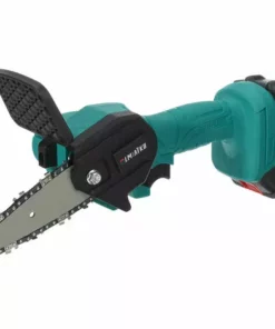 ZEBRAA Scie à Chaine électrique 18V 2400W Brushless Pour Outils De Jardinage à Bois Avec 2 Batteriess