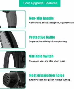 Kkmoon 21V De Portable Electrique Elagage-Scie 88Vf Petit Bois Spliting Chainsaw Pinceau Moteur A Une Main D'Outils Pour Le Travail Du Bois De Jardin Orchard, Rouge, Prise Eu, 2 Petites Piles 11 Kkmoon 21V De Portable Electrique Elagage-Scie 88Vf Petit Bois Spliting Chainsaw Pinceau Moteur A Une Main D'Outils Pour Le Travail Du Bois De Jardin Orchard, Rouge, Prise Eu, 2 Petites Piles -Tronçonneuse et accessoire Soldes 2022 34048956 5