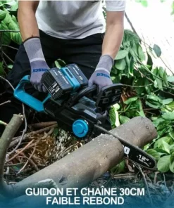 WESCO TOOLS Tronçonneuse Sans Fil 36V, 30cm, 2 X 18V Batteries Et Chargeur, Vitesse De La Chaîne 6 M/s, WESCO WS8303 -Tronçonneuse et accessoire Soldes 2022 34178911 5