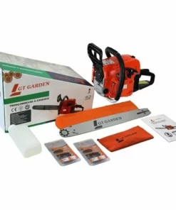 GT GARDEN Tronçonneuse Thermique 52 Cm3, 3 CV, Guide 45 Cm, 2 Chaînes -Tronçonneuse et accessoire Soldes 2022 344534 5