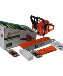 GT GARDEN Tronçonneuse Thermique 58 Cm3, 3.5 CV, Guide 50 Cm, 2 Chaînes -Tronçonneuse et accessoire Soldes 2022 344535 5