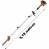 GT GARDEN Élagueuse Thermique Sur Perche, 52 Cm3, 3 CV, Longueur 3.15 Mètres -Tronçonneuse et accessoire Soldes 2022 344570 1