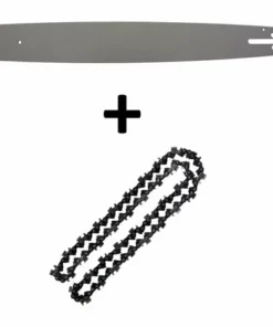 GT GARDEN Guide 18 Pouces (45 Cm) Avec Chaîne 72 Maillons Pour Tronçonneuse