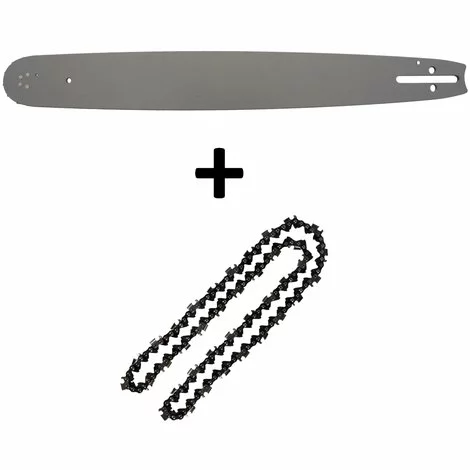 GT GARDEN Guide 20 Pouces (50 Cm) Avec Chaîne 76 Maillons Pour Tronçonneuse 3 GT GARDEN Guide 20 Pouces (50 Cm) Avec Chaîne 76 Maillons Pour Tronçonneuse