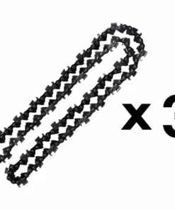 GT GARDEN Lot De 3 Chaînes 72 Maillons Pour Tronçonneuse