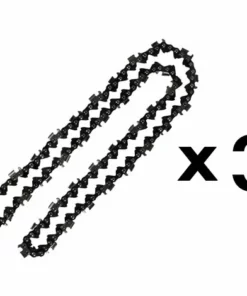 GT GARDEN Lot De 3 Chaînes 76 Maillons Pour Tronçonneuse