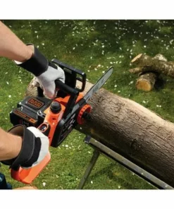 BLACK & DECKER Tronçonneuse 25cm Sans Fil Lithium 18 V - Tendeur De Chaîne Sans Outil (sans Batterie) BLACK+DECKER GKC1825LB-XJ -Tronçonneuse et accessoire Soldes 2022 34599698 2