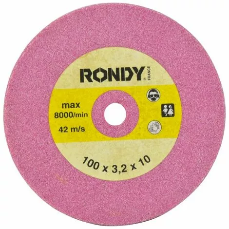 RONDY Meule Grès 100X3,2mm Pour Affuteuse De Chaîne 3 RONDY Meule Grès 100X3,2mm Pour Affuteuse De Chaîne