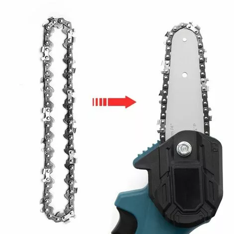 GISAM Chaîne De Tronçonneuse 4 Pouces Lot De 4/6/12 65Mn 28E 14T Pour Tronçonneuse - 4PC 7 GISAM Chaîne De Tronçonneuse 4 Pouces Lot De 4/6/12 65Mn 28E 14T Pour Tronçonneuse - 4PC – Image 5