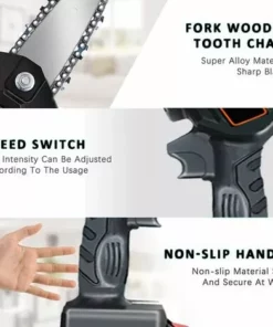 GISAM Tronçonneuse à Batterie 21V 2 Batterie Portable Scie Électrique Jardin Logging 4PCS Chaîne Supplémentaire - Noir 9 GISAM Tronçonneuse à Batterie 21V 2 Batterie Portable Scie Électrique Jardin Logging 4PCS Chaîne Supplémentaire - Noir -Tronçonneuse et accessoire Soldes 2022 36860789 3