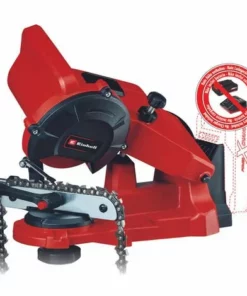 Einhell Affûteuse De Chaîne De Tronçonneuse Sans Fil GE-CS 18 Li - Solo Système Power X-Change (18V, Dispositif De Serrage, Livrée Avec 1 Meule Abrasive) Livré Sans Batterie Ni Chargeur