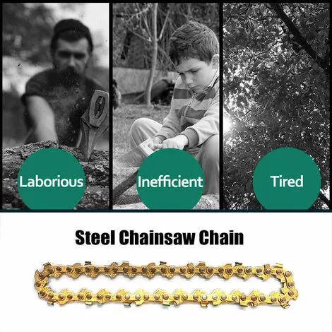ASUPERMALL 133Mm Mini Portable 65 # Mn Chaine A Chaine 28E Chaine De Chaine 14T Accessoire De Remplacement De Scie Electrique Pour La Coupe Du Bois 5 ASUPERMALL 133Mm Mini Portable 65 # Mn Chaine A Chaine 28E Chaine De Chaine 14T Accessoire De Remplacement De Scie Electrique Pour La Coupe Du Bois – Image 3