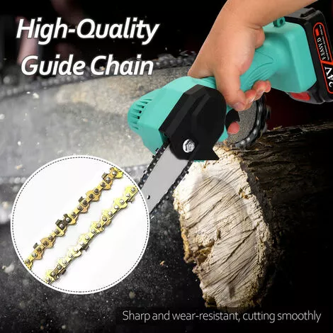 ASUPERMALL 133Mm Mini Portable 65 # Mn Chaine A Chaine 28E Chaine De Chaine 14T Accessoire De Remplacement De Scie Electrique Pour La Coupe Du Bois 6 ASUPERMALL 133Mm Mini Portable 65 # Mn Chaine A Chaine 28E Chaine De Chaine 14T Accessoire De Remplacement De Scie Electrique Pour La Coupe Du Bois – Image 4