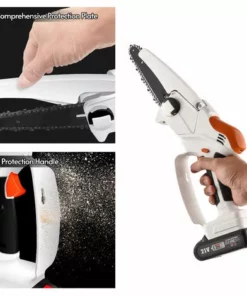 ASUPERMALL Tronconneuse Sans Fil 6 Pouces Pour La Taille De L'Elagage De Jardinage Portable Pour Hommes Femmes -Tronçonneuse et accessoire Soldes 2022 37235275 5