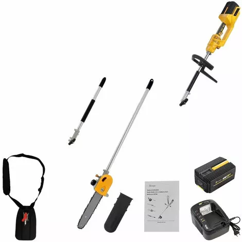 Élagueuse Sur Perche Sans Fil à Batterie, 40 V, GT ELEC + Batterie 2 Ah + Chargeur 6 Élagueuse Sur Perche Sans Fil à Batterie, 40 V, GT ELEC + Batterie 2 Ah + Chargeur – Image 4