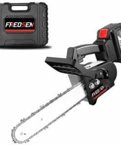 FREOSEN Tronçonneuse Électrique Sans Fil 1200W + 2 Batteries 21V 6.0Ah 30000mAh + 2 Chaines En Coffret 8 FREOSEN Tronçonneuse Électrique Sans Fil 1200W + 2 Batteries 21V 6.0Ah 30000mAh + 2 Chaines En Coffret -Tronçonneuse et accessoire Soldes 2022 38400959 3