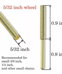 HAPPYSHOPPING 8Pcs Tronçonneuse Bits Titane Plaque Diamant Affuteur Haute Durete Electrique Tronçonneuse Lime, Modele: 4mm - Modele: 4mm -Tronçonneuse et accessoire Soldes 2022 38588540 3
