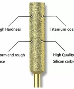 HAPPYSHOPPING 8Pcs Tronçonneuse Bits Titane Plaque Diamant Affuteur Haute Durete Electrique Tronçonneuse Lime, Modele: 4mm - Modele: 4mm -Tronçonneuse et accessoire Soldes 2022 38588540 4