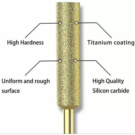 HAPPYSHOPPING 12 Pieces Embouts De Tronçonneuse Affuteuse Diamant Plaque Titane Lime De Tronçonneuse Electrique Haute Durete, Modele: 4,8 Mm - Modele : 48 mm 4 HAPPYSHOPPING 12 Pieces Embouts De Tronçonneuse Affuteuse Diamant Plaque Titane Lime De Tronçonneuse Electrique Haute Durete, Modele: 4,8 Mm - Modele : 48 mm – Image 2