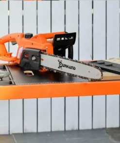 DURHAND Tronçonneuse électrique 2000 W 40 Cm 13 M/s - Faible Rebond - Tronçonneuse Silencieuse Et Puissante à Fil - Chaine Acier Alliage Alu. ABS - Orange Noir - Orange -Tronçonneuse et accessoire Soldes 2022 38978012 4