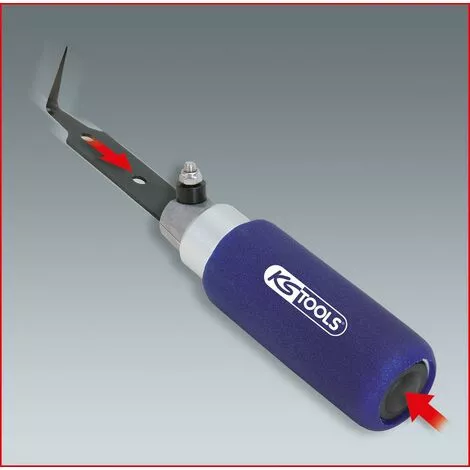 KSTOOLS KS TOOLS Couteau à Pare-brise Avec Système De Changement De Lame Rapide, 130mm 6 KSTOOLS KS TOOLS Couteau à Pare-brise Avec Système De Changement De Lame Rapide, 130mm – Image 4