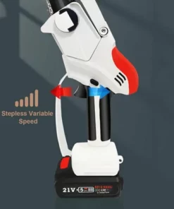 HAPPYSHOPPING Tronçonneuse Electrique Portative Sans Brosse A Une Main Scie A Bois Rechargeable Mini Coupe-bois Sans Fil Pour Jardinage Elagage Coupe, Modele: Prise UE -Tronçonneuse et accessoire Soldes 2022 41972804 5