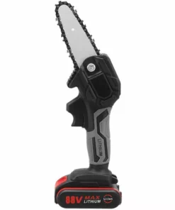 LBTN Mini Tron?onneuse Electrique Scie Portable Cha?ne Rechargeable Travail Bois 2 Batteries 800W 3500mAh -Tronçonneuse et accessoire Soldes 2022 42050015 3
