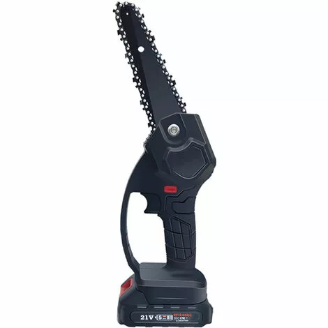 HAPPYSHOPPING Scie A Bois A Une Main Rechargeable Pour Tronçonneuse Electrique Sans Fil De 6 Pouces Pour Le Jardinage, La Taille, Modele : Noir, Norme Europeenne 3 HAPPYSHOPPING Scie A Bois A Une Main Rechargeable Pour Tronçonneuse Electrique Sans Fil De 6 Pouces Pour Le Jardinage, La Taille, Modele : Noir, Norme Europeenne