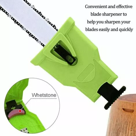 TANABATA Affûteur De Tronçonneuse Avec 5 Pierres D'affûtage Affûteuse De Chaîne De Tronçonneuse Pour Guides De 14 à 20 Pouces Et Barre De Scie à Chaîne à 2 Trous 5 TANABATA Affûteur De Tronçonneuse Avec 5 Pierres D'affûtage Affûteuse De Chaîne De Tronçonneuse Pour Guides De 14 à 20 Pouces Et Barre De Scie à Chaîne à 2 Trous – Image 3