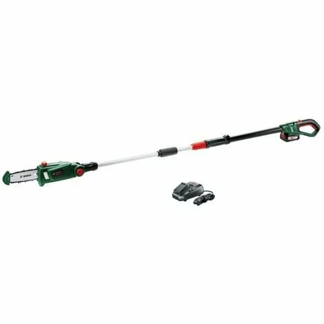 Bosch Scie à Chaîne Sans Fil Télescopique Chaîne Universal Pole 18 / Batterie 1x Avec 2,5 Ah 3 Bosch Scie à Chaîne Sans Fil Télescopique Chaîne Universal Pole 18 / Batterie 1x Avec 2,5 Ah