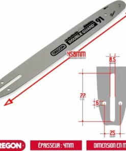 Guide Pour Tronçonneuse électrique Gardeo Pro