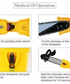 Affuteuse De Chaine Pour Tronconneuse,Betterlife Chaîne De Désherbeur, Avec 4 Pièces Pierre à Aiguiser Remplaçable (Vert) 10 Affuteuse De Chaine Pour Tronconneuse,Betterlife Chaîne De Désherbeur, Avec 4 Pièces Pierre à Aiguiser Remplaçable (Vert) -Tronçonneuse et accessoire Soldes 2022 45490670 4