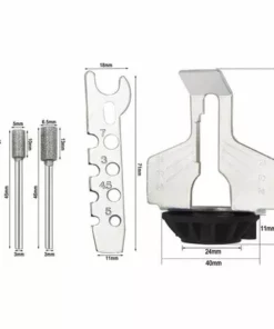 LONGZIMING Tronçonneuse Kit D'affûtage Broyeur électrique Affûtage Ensemble De Fixation De Polissage Outil De Chaînes De Scie -Tronçonneuse et accessoire Soldes 2022 47155589 2