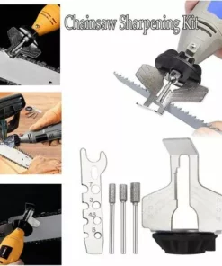 LONGZIMING Tronçonneuse Kit D'affûtage Broyeur électrique Affûtage Ensemble De Fixation De Polissage Outil De Chaînes De Scie -Tronçonneuse et accessoire Soldes 2022 47155589 3