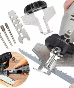 LONGZIMING Tronçonneuse Kit D'affûtage Broyeur électrique Affûtage Ensemble De Fixation De Polissage Outil De Chaînes De Scie -Tronçonneuse et accessoire Soldes 2022 47155589 4
