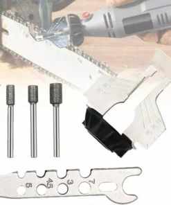 LONGZIMING Tronçonneuse Kit D'affûtage Broyeur électrique Affûtage Ensemble De Fixation De Polissage Outil De Chaînes De Scie -Tronçonneuse et accessoire Soldes 2022 47155589 5