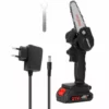 Tronçonneuse à Batterie KKmoon Mini Scie à Chaîne électrique Sans Fil Pour La Maison Scie à Chaîne Portative Pour L'exploitation Forestière Et L'abattage D'arbres Scie à Chaîne électrique Portative Au Lithium Avec Batterie + Chargeur + Chaîne + Clé, Prise -Tronçonneuse et accessoire Soldes 2022 47158387 1