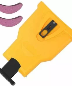 Kit D'affûtage Pour Tronçonneuse Scie Aiguiseur De Chaîne Avec 2pcs Whetstone- Affûteuse Pour 14/16/18/20 Pouces Barre De Scie à Chaîne à Deux Trous,Irisfr