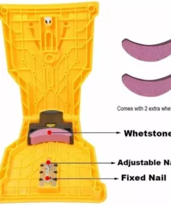 Kit D'affûtage Pour Tronçonneuse Scie Aiguiseur De Chaîne Avec 2pcs Whetstone- Affûteuse Pour 14/16/18/20 Pouces Barre De Scie à Chaîne à Deux Trous，Irisfr -Tronçonneuse et accessoire Soldes 2022 47158905 4