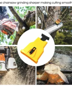 SUPERSELLER Affûteuse De Chaîne Pour Tronçonneuse Affûteuse De Scie à Chaîne Pour Le Travail Du Bois Affûteuse De Chaîne Affûteuse De Chaîne Rapide Outil Affûteuse De Chaîne + 3 Grès, Jaune & Rose - Jaune & Rose -Tronçonneuse et accessoire Soldes 2022 47810144 4