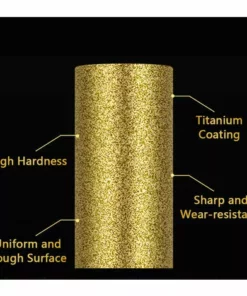 HAPPYSHOPPING Lime à Chaîne Pour Tronçonneuse Diamant Plaqué Titane Grinder 1/8" Poignée Convient Pour Le Meulage Du Bois De Bijoux En Pierre à Chaîne De Tronçonneuse, 4,8 Mm [plaqué Titane] Lot De 12 - 4,8 Mm [plaqué Titane] Lot De 12 -Tronçonneuse et accessoire Soldes 2022 49189862 5