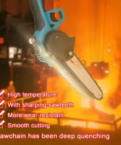 HAPPYSHOPPING Guide De 4 "+ 6" Mini Scie à Chaîne électrique Rechargeable Domestique Scie électrique Au Lithium Portable à Deux Puissances Une Charge, Moteur Brossé, Emballage En Carton, Norme Européenne 220 V 11 HAPPYSHOPPING Guide De 4 "+ 6" Mini Scie à Chaîne électrique Rechargeable Domestique Scie électrique Au Lithium Portable à Deux Puissances Une Charge, Moteur Brossé, Emballage En Carton, Norme Européenne 220 V -Tronçonneuse et accessoire Soldes 2022 49189972 5