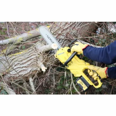 Tronçonneuse 20V à Batterie 4Ah - Coupe De 20cm - Nemura 6 Tronçonneuse 20V à Batterie 4Ah - Coupe De 20cm - Nemura – Image 4