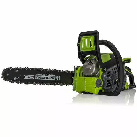 Tronçonneuse Thermique Lame 40 Cm Guide OREGON Moteur 2T 37cm3 2.1 CV Carburateur Walbro VITO 3 Tronçonneuse Thermique Lame 40 Cm Guide OREGON Moteur 2T 37cm3 2.1 CV Carburateur Walbro VITO