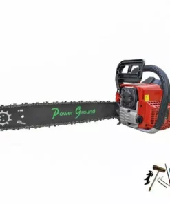 Tronçonneuse Thermique 2 Temps 65cc 3,9cv 50cm - PowerGround MT65